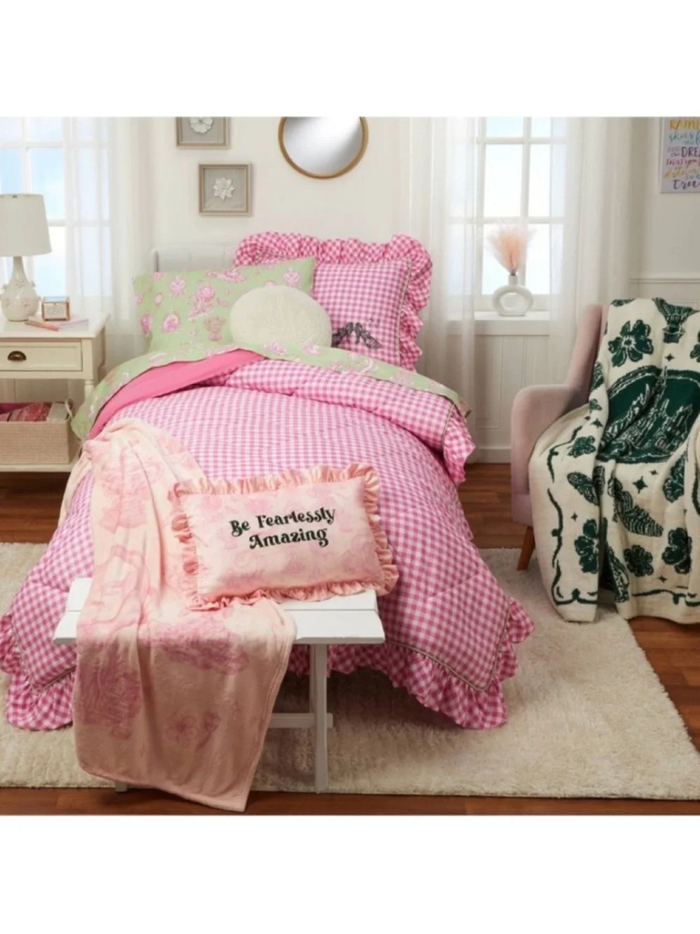 NEW Wicked: For Good x Katie Kime 'Be Fearlessly Amazing' Throw Pillow